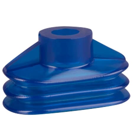 Fipa Oval vacuum cup 45x28 mm, Vinyl blue, total height 26 mm 138.45x28.013.V